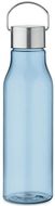RPET-pullo 600 ml VERNAL, läpinäkyvä-vaaleansininen liikelahja logopainatuksella