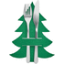 RPET ruokailuvälinetasku TREESGUARD, vihreä lisäkuva 2