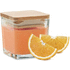 Ruutuinen tuoksukynttilä 50gr PILA, oranssi lisäkuva 1
