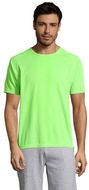 SPORTY MEN T-paita SPORTY, neon-vihreä liikelahja logopainatuksella