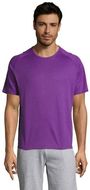 SPORTY MEN T-paita SPORTY, tumma-violetti liikelahja logopainatuksella