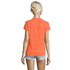 SPORTY Naisten T paita 140g SPORTY WOMEN, neon-oranssi lisäkuva 2