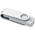 USB 16G kierrätetty ABS        MO2080-06 TECHMATE RABS, valkoinen liikelahja logopainatuksella