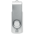 USB 16G kierrätetty ABS        MO2080-06 TECHMATE RABS, valkoinen lisäkuva 1