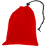 Kangaspussi, punainen liikelahja logopainatuksella