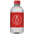 Spring water 330 ml with screw cap, punainen, läpinäkyvä liikelahja logopainatuksella