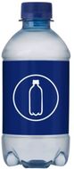 Spring water 330 ml with screw cap, sininen liikelahja logopainatuksella