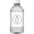 Spring water 330 ml with screw cap, valkoinen, läpinäkyvä liikelahja logopainatuksella