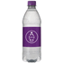 Spring water 500 ml with screw cap, läpinäkyvä, violetti liikelahja omalla logolla tai painatuksella