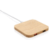 10W bambuinen langaton laturi USB:llä, ruskea lisäkuva 1
