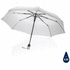 21" Impact AWARE RPET 190T auto-open sateenvarjo, valkoinen liikelahja logopainatuksella
