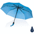 21" Impact Aware 190T minisateenvarjo, sininen liikelahja logopainatuksella