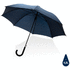 23" Impact AWARE RPET 190T standardi auto-open sateenvarjo, tummansininen liikelahja logopainatuksella