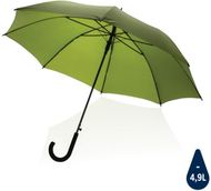 23" Impact AWARE RPET 190T standardi auto-open sateenvarjo, vihreä liikelahja logopainatuksella