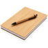 A5-bambumuistikirja- & kynäsetti, ruskea lisäkuva 1