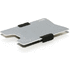 Alumiininen RFID anti-skimming minimalistinen lompakko, hopea, musta lisäkuva 1