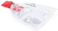 Avaimenperä CPR-maski, punainen liikelahja logopainatuksella