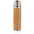 Bambusta valmistettu matkatermospullo, ruskea lisäkuva 1