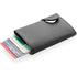 C-Secure RFID -korttikotelo & -lompakko, hopea, musta liikelahja logopainatuksella