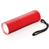COB-taskulamppu, punainen liikelahja logopainatuksella
