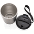 Cuppa RCS re-steel vakuumimuki kantolenkillä, hopea, musta lisäkuva 6