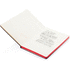 Deluxe kovakantinen A5 muistikirja värillisellä kyljellä, musta, punainen lisäkuva 4