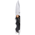 Excalibur-veitsi, musta, oranssi liikelahja logopainatuksella