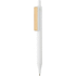 GRS RABS kynä bambuklipillä, valkoinen liikelahja logopainatuksella