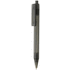 GRS RPET X8 läpikuultava kynä, musta liikelahja logopainatuksella