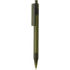GRS RPET X8 läpikuultava kynä, vihreä liikelahja logopainatuksella