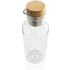GRS RPET pullo bambukorkilla ja kahvalla, läpinäkyvä lisäkuva 2