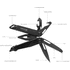 Gear X monitoimityökalu pihdeillä, musta lisäkuva 2