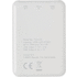 Huippukompakti 5000 mAh:n taskuvaravirtalähde, valkoinen lisäkuva 3
