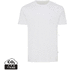 Iqoniq Bryce t-paita kierrätetystä puuvillasta, valkoinen liikelahja logopainatuksella