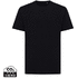 Iqoniq Kakadu T-paita kierrätyspuuvillasta, musta liikelahja logopainatuksella