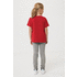 Iqoniq Koli lasten T-paita kierrätyspuuvillasta, punainen lisäkuva 4