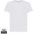 Iqoniq Koli lasten T-paita kierrätyspuuvillasta, valkoinen liikelahja logopainatuksella