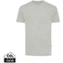 Iqoniq Manuel värjäämätön t-paita kierrätetystä puuvillasta, harmaa liikelahja logopainatuksella