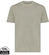 Iqoniq Sierra kevyt T-paita kierrätyspuuvillasta, vaaleanvihreä liikelahja logopainatuksella