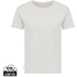 Iqoniq Yala naisten T-paita kierrätyspuuvillasta, vaaleanharmaa liikelahja logopainatuksella