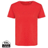 Iqoniq Yala naisten T-paita kierrätyspuuvillasta, punainen liikelahja logopainatuksella