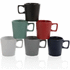 Keraaminen moderni kahvimuki, punainen lisäkuva 5
