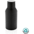 Kompakti pullo RCS ruostumattomasta teräksestä, musta liikelahja logopainatuksella