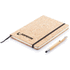 Korkkikantinen A5-muistikirja bambukynällä, ruskea lisäkuva 9