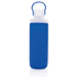 Lasinen vesipullo silikonisella suojuksella, sininen lisäkuva 1