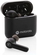 Motorola TWS MOTO Active Noise Cancelling kuulokkeet S, musta liikelahja logopainatuksella