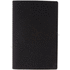 Pehmeäkantinen PU muistikirja värillisillä reunoilla, musta lisäkuva 1