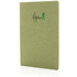 Pehmeäkantinen, kapea A5-standardimuistikirja, vihreä lisäkuva 5