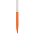 Pehmeäntuntuinen X7-kynä, valkoinen, oranssi lisäkuva 3