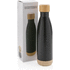 Pullo bambukannella ja -pohjalla ruostumattomasta teräksestä, musta lisäkuva 7